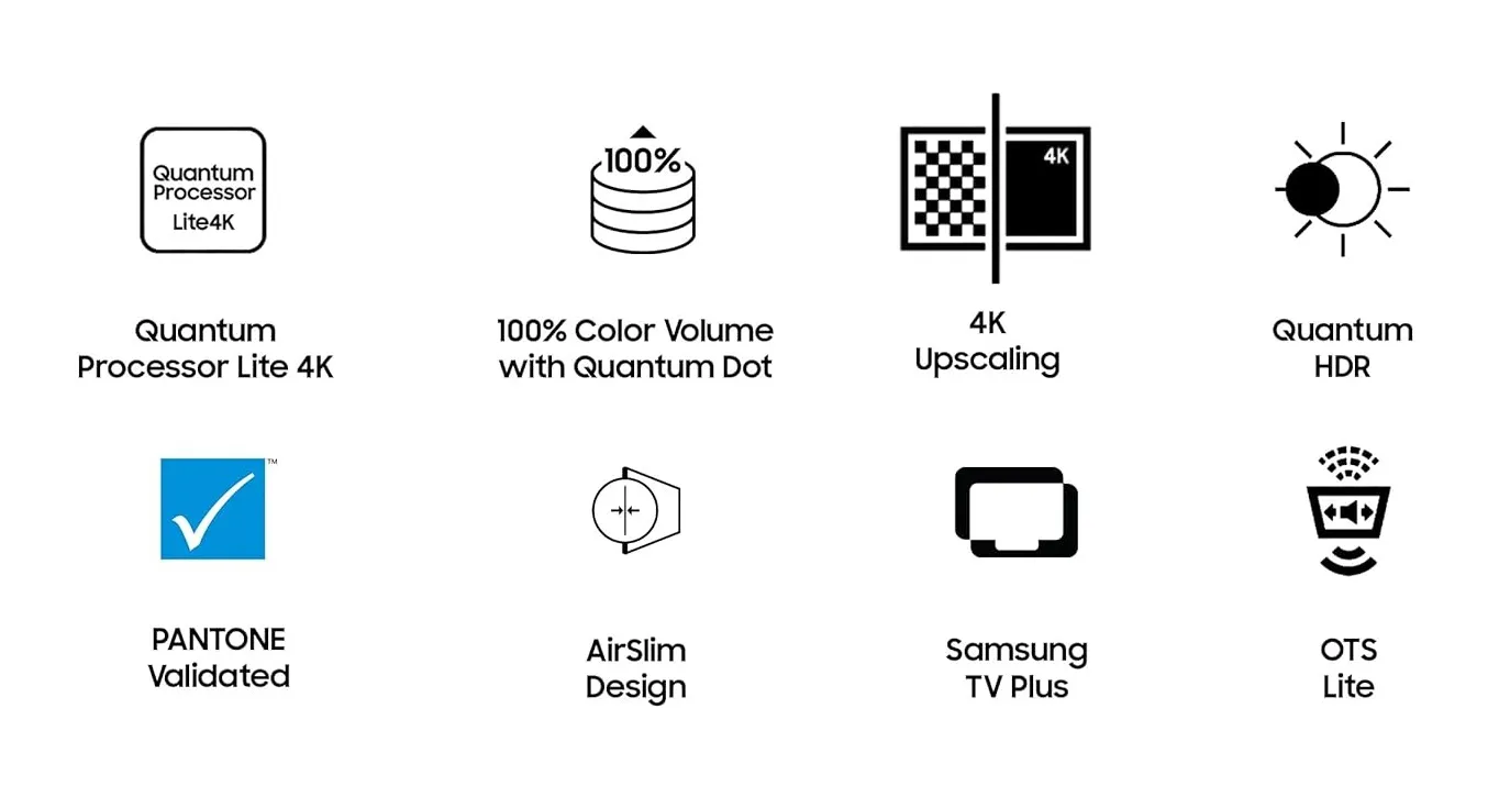 „Samsung QLED 4K TV 2024“ televizoriai 2